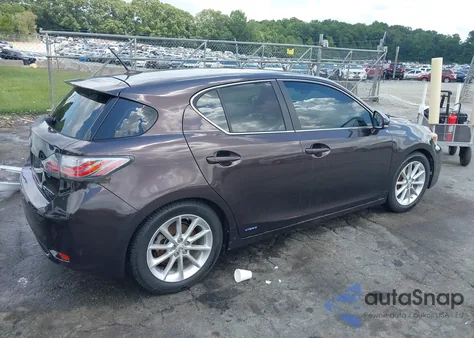 2013 Lexus Ct 200H из США, поврежденный, VIN JTHKD5BH5D2129440